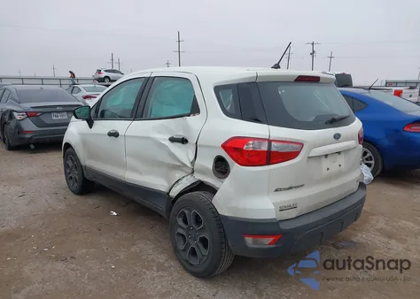 2019 Ford Ecosport S from USA, damaged, VIN MAJ3S2FE3KC287170